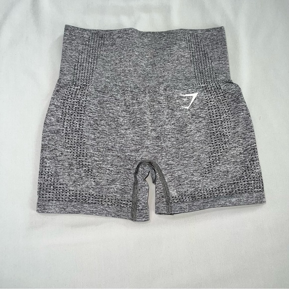Gymshark Pants - Gymshark Women XS Gray Seamless Biker Athletic Shorts Mini Gym High Rise       T